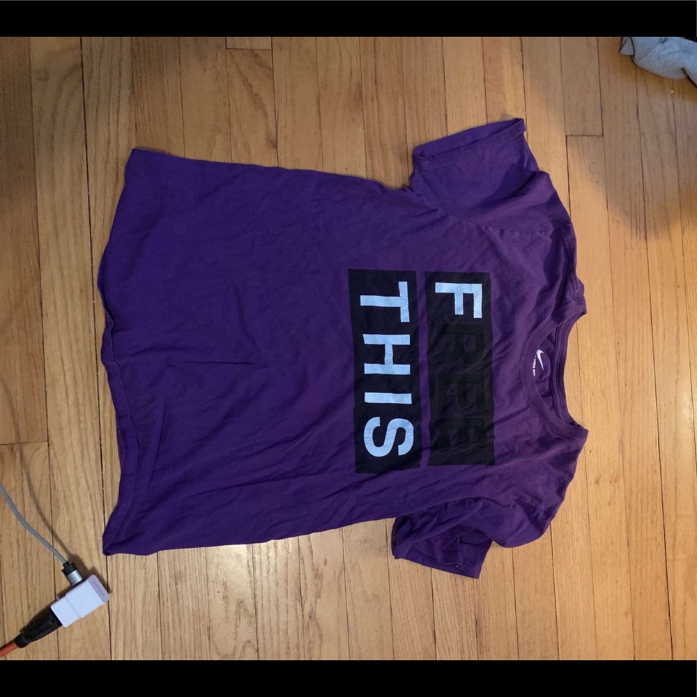 F this Nike t shirt purple